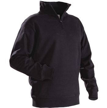 black half zip sweatshirt