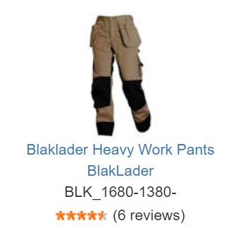 Blaklader X1600 Work Pants 1600 1370 – WORK N WEAR