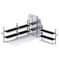 Folding Shelves Van Package for Sprinter with High Roof and 144" Wheelbase