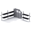 Folding Shelves Van Package Max for Transit Low Roof 130" Wheelbase