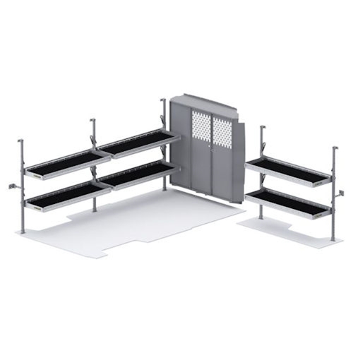 Folding Shelves Work Van Equipment Package for ProMaster with 159" Wheelbase