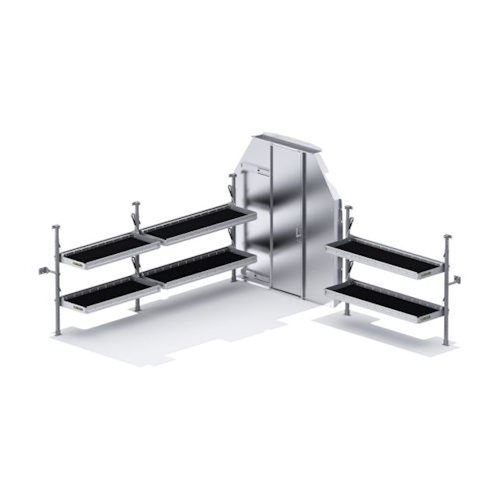 Folding Shelves Van Equipment Package for Transit with High Roof 148" Wheelbase