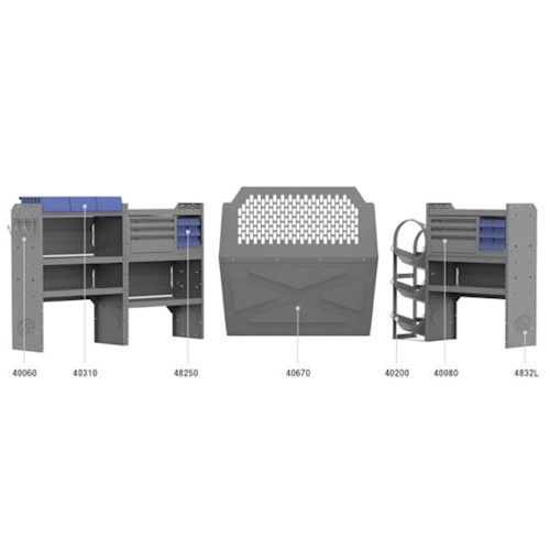 HVAC Contractor's Van Equipment Package for ProMaster City
