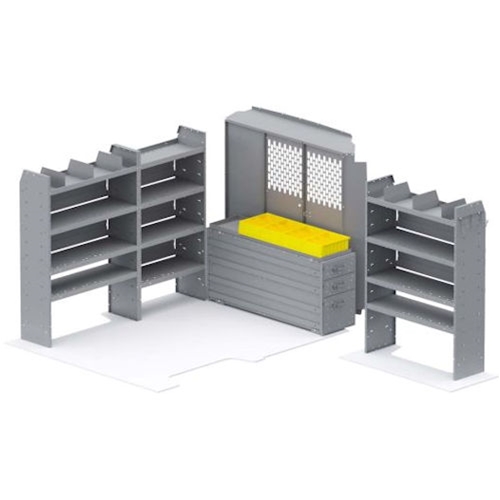 Heavy Duty Drawers Van Equipment Package for ProMaster with Std Roof & 118" Wheelbase