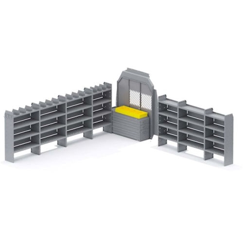Heavy Duty Drawers Work Van Equipment Package for Sprinter with High Roof and 170" EXT Wheelbase