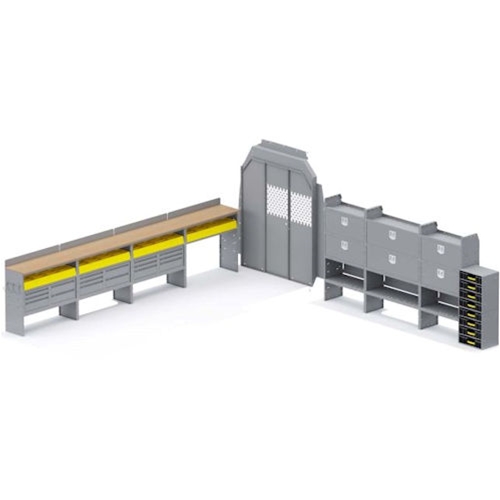 Locksmith Work Van Equipment Package for Sprinter with High Roof and 170" EXT Wheelbase