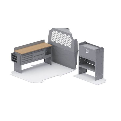 Locksmith Work Van Equipment Package for Transit Connect 120" WB