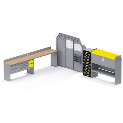 Locksmith Work Van Equipment Package for Transit Low Roof 148" Wheelbase